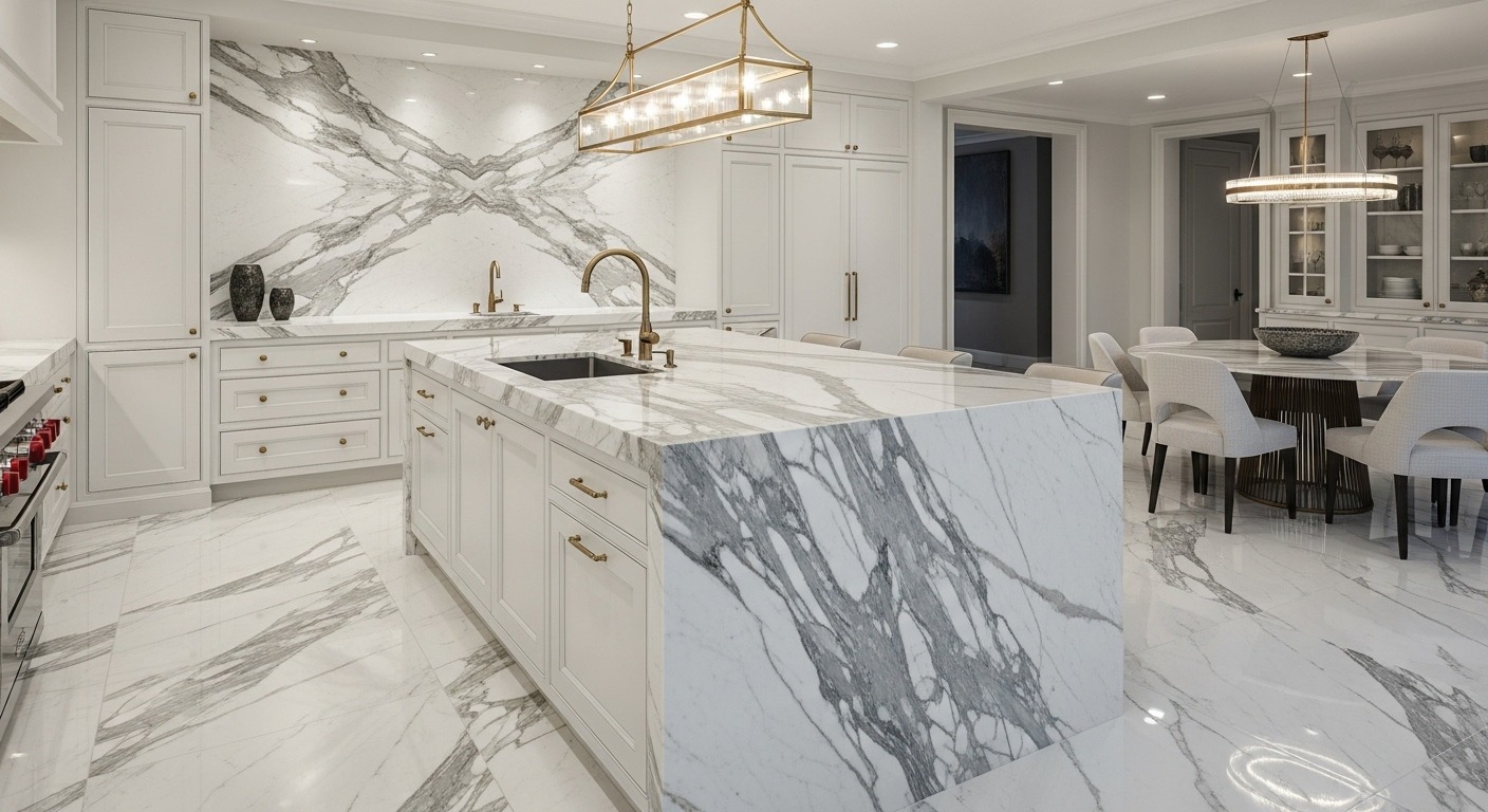 Why Calacatta Marble is the Ultimate Choice for Interiors