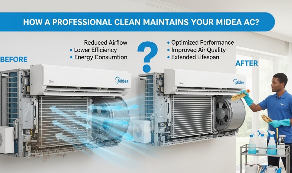 Professional Clean Maintains Your Midea AC