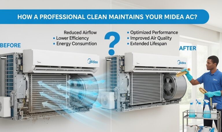 Professional Clean Maintains Your Midea AC
