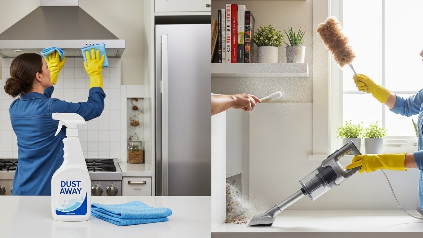 Kitchen Dust Cleaning Methods