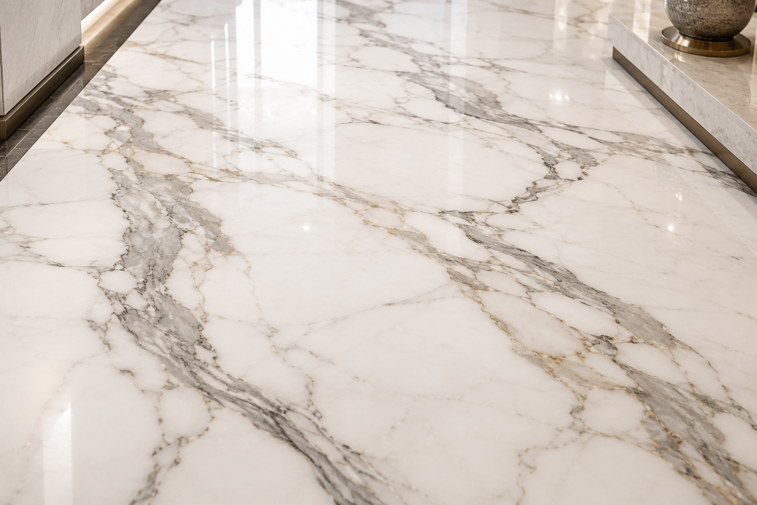 Calacatta marble polishing Dubai