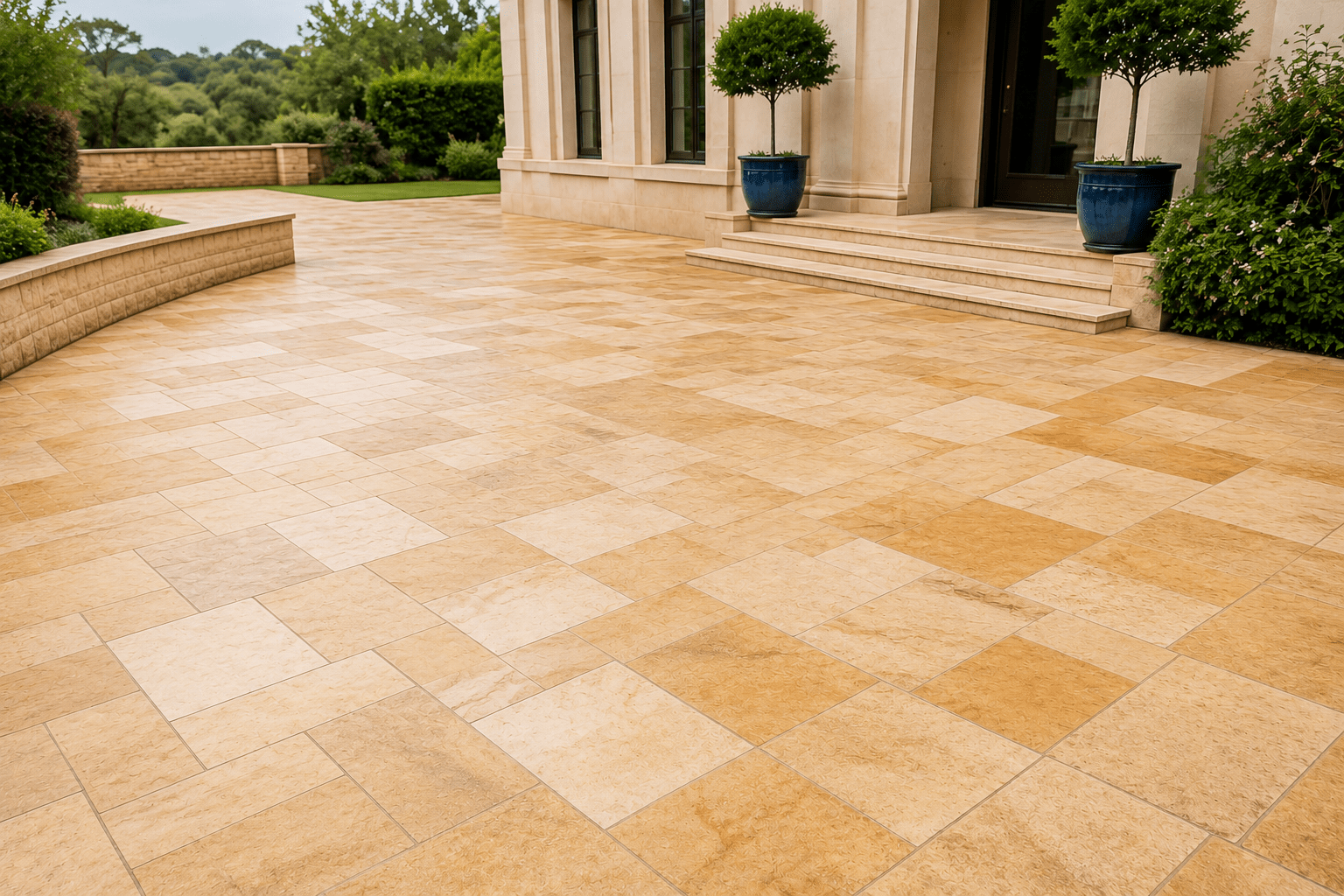 After sandstone restoration in Dubai