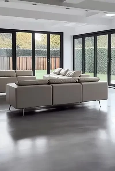 Microcement floor
